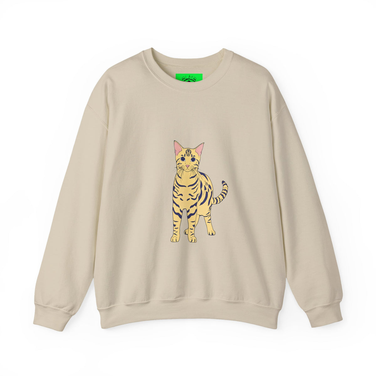 Bengal Cat cartoon Unisex Heavy Blend™ Crewneck Sweatshirt