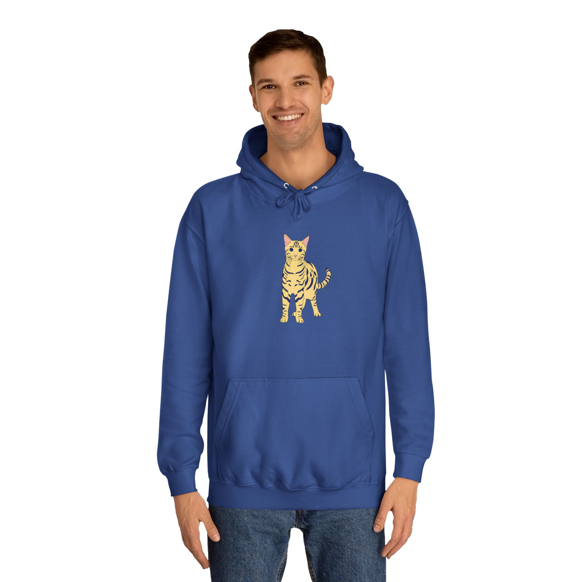 Benjamin The Cat Unisex College Hoodie