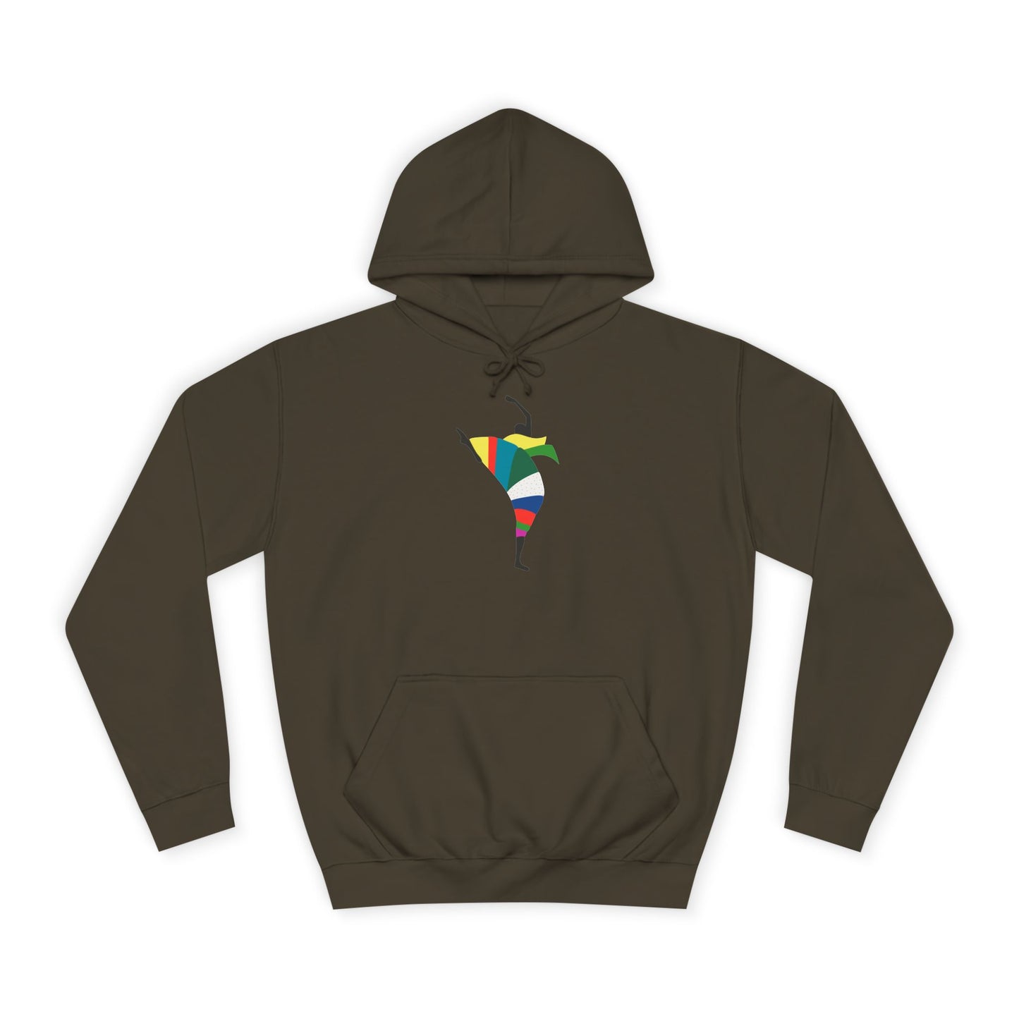 Colorful Dancer Unisex College Hoodie - Stylish Daily Wear