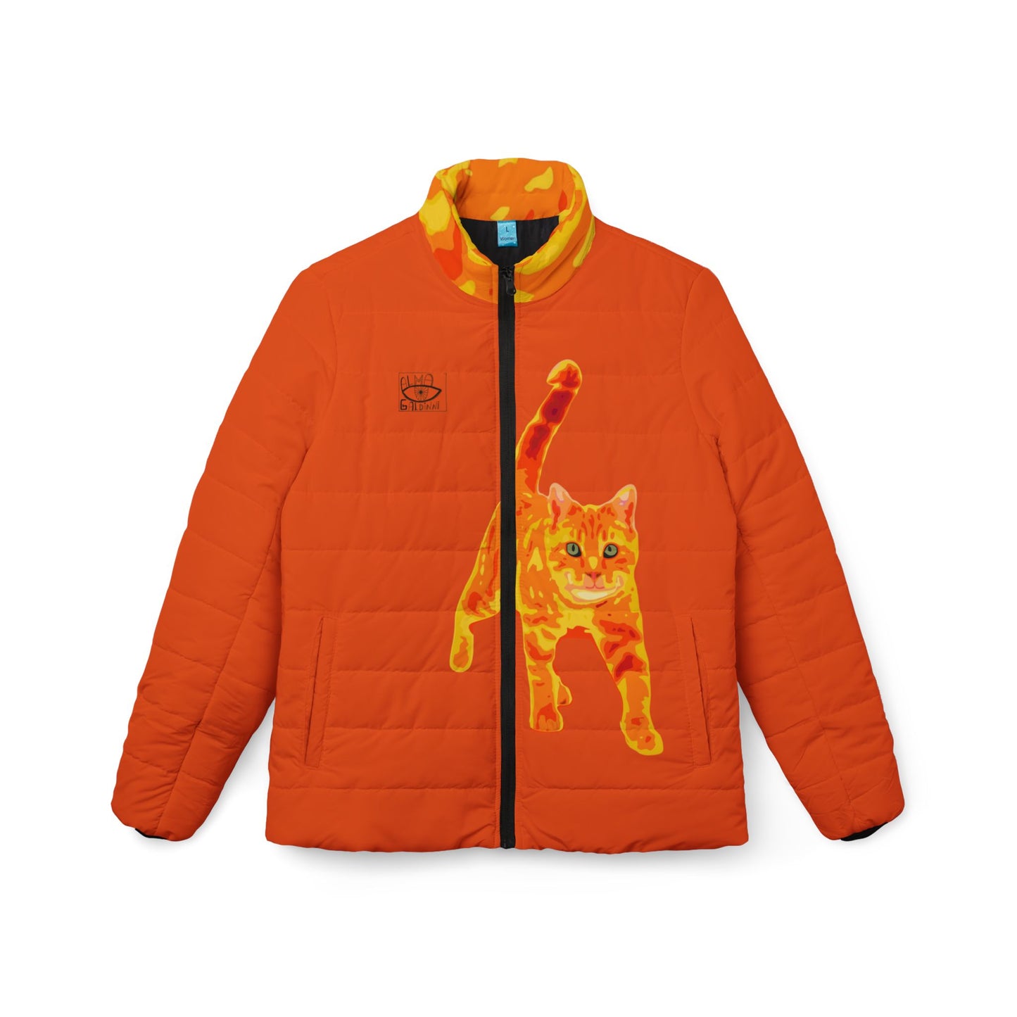 Ginger cat Women’s Puffer Jacket (AOP)