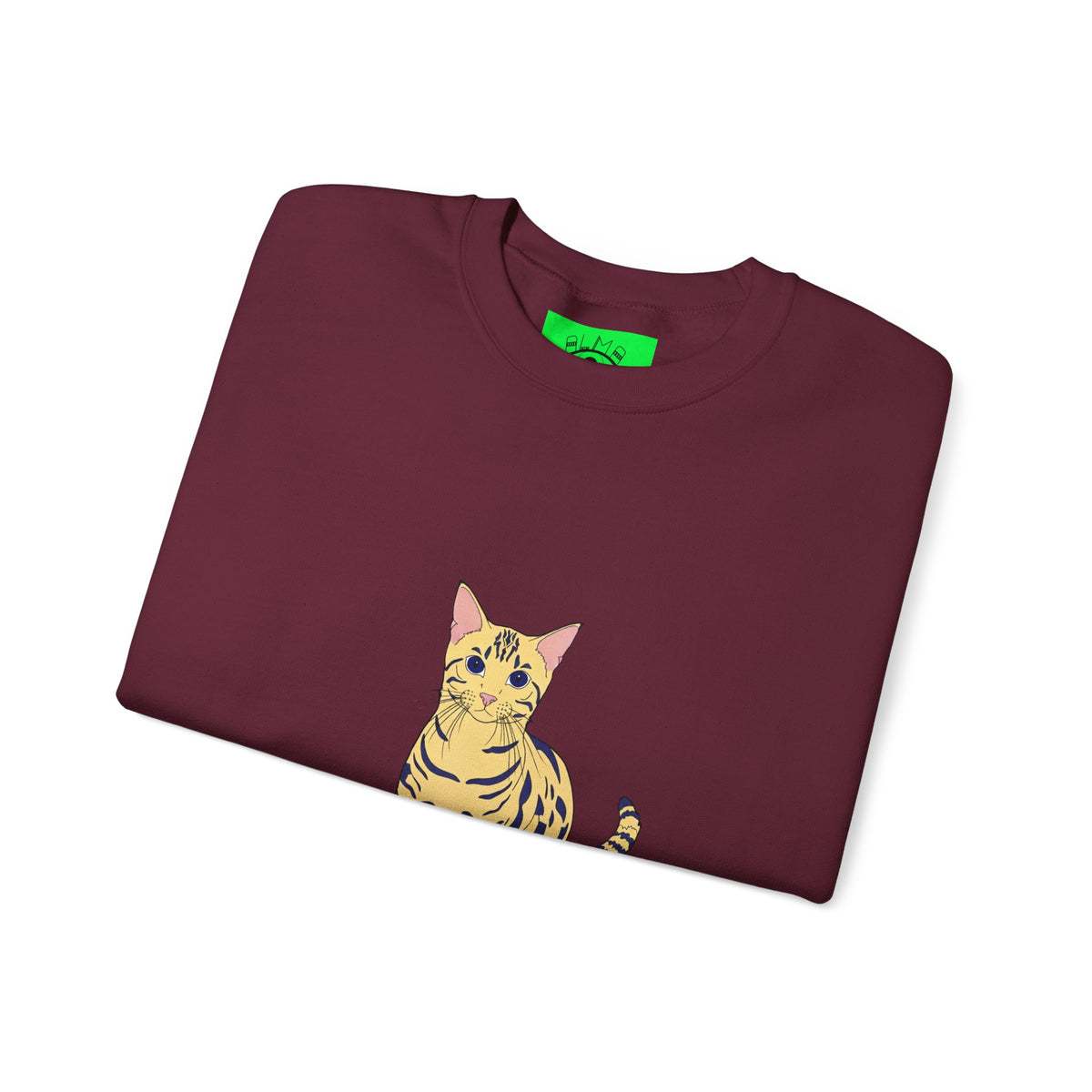 Bengal Cat cartoon Unisex Heavy Blend™ Crewneck Sweatshirt