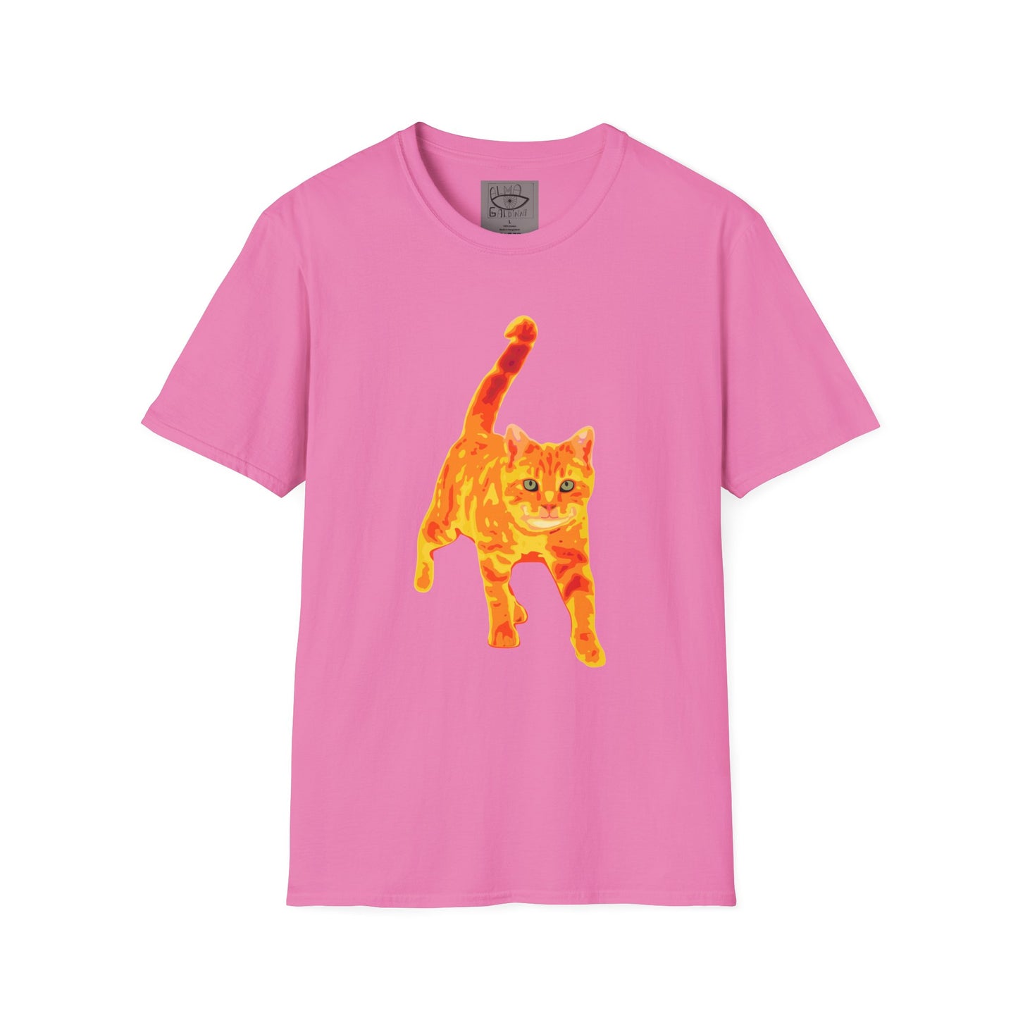 Bright Ginger Cat Unisex Softstyle T-Shirt