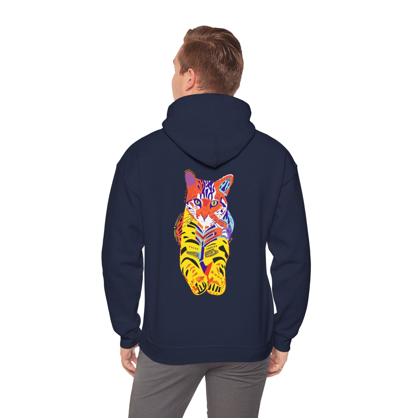 Tiger Cat Unisex Heavy Blend™ Hooded Sweatshirt