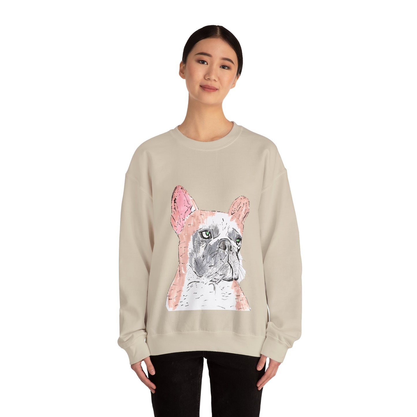 French Bulldog Art Sweatshirt - Cozy Unisex Crewneck for Dog Lovers