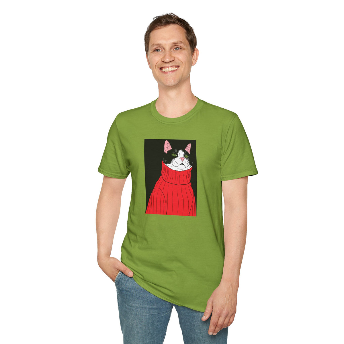 Lazy Cat Unisex Softstyle T-Shirt