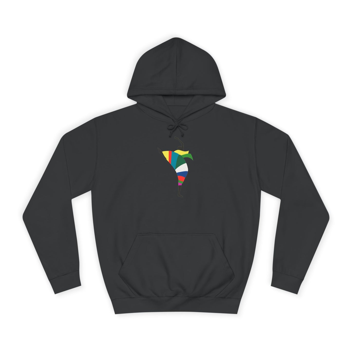 Colorful Dancer Unisex College Hoodie - Stylish Daily Wear