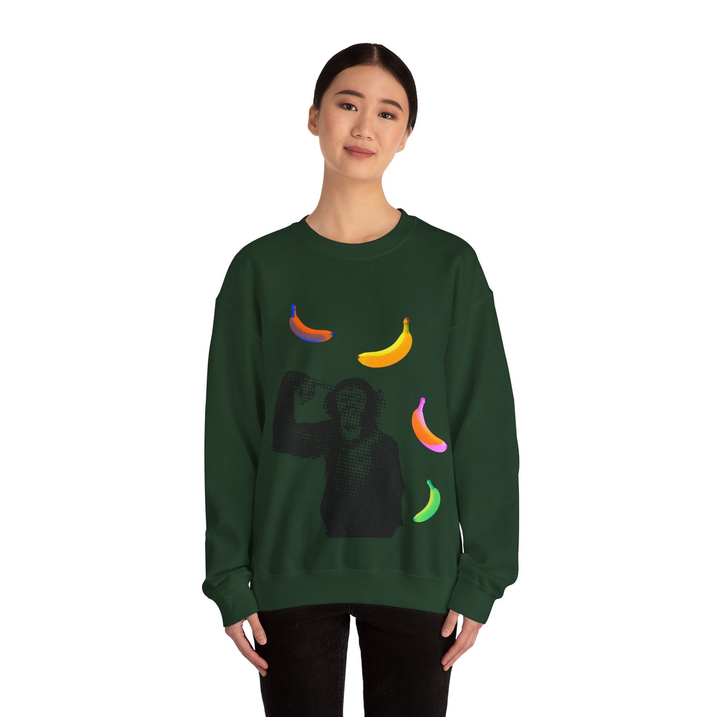 Pop Monkey Unisex Heavy Blend™ Crewneck Sweatshirt