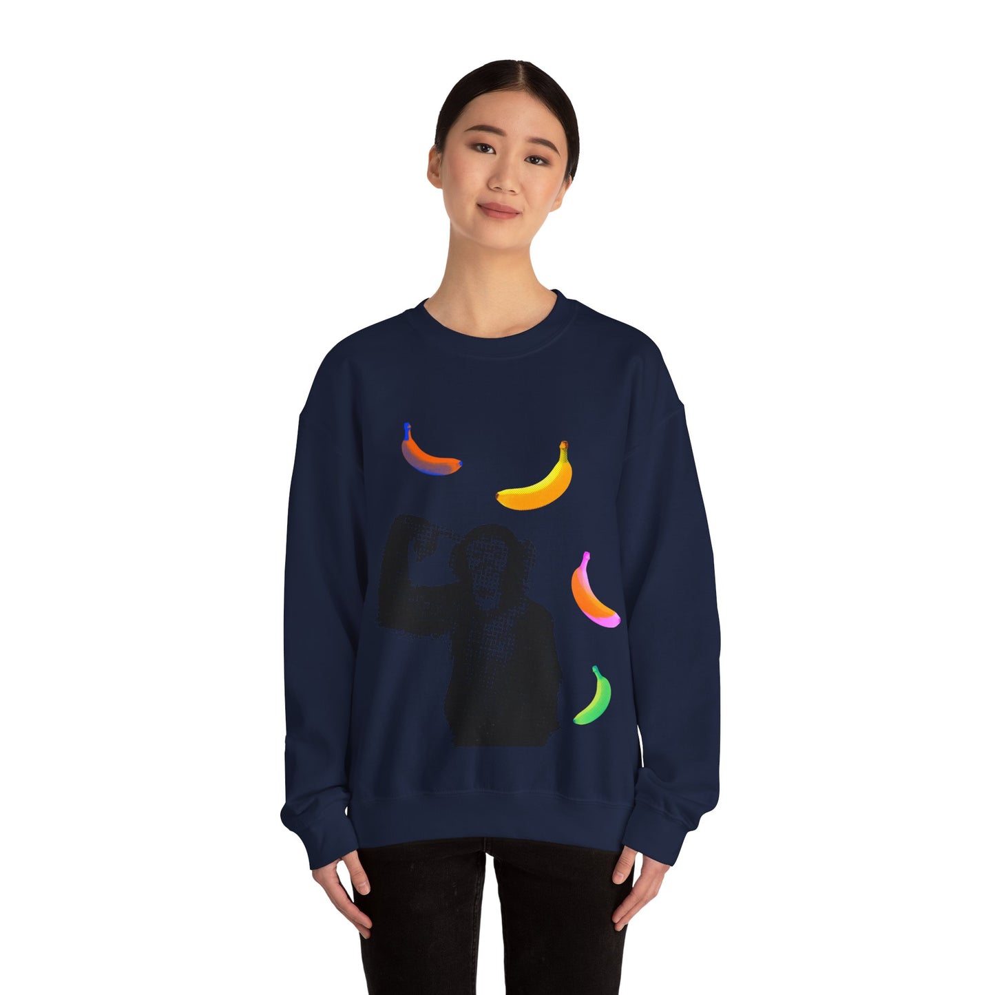 Pop Monkey Unisex Heavy Blend™ Crewneck Sweatshirt