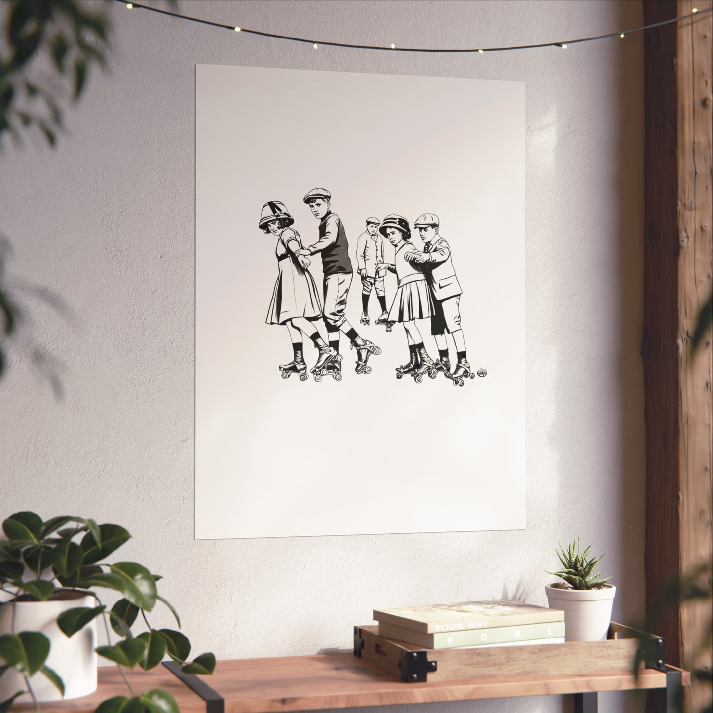 Rolling on the street Fine Art Posters