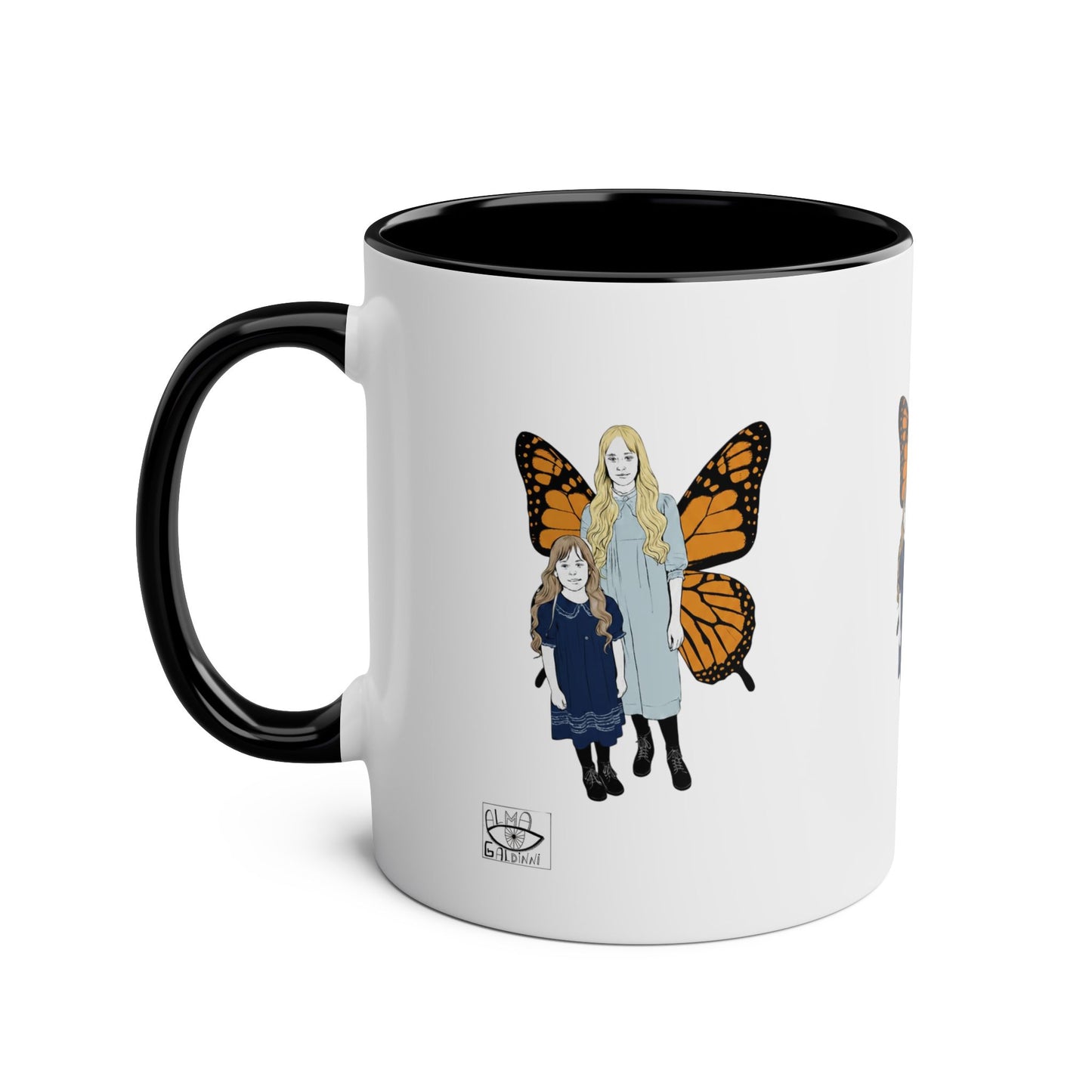 Edwardians children Two-Tone Coffee Mugs, 11oz
