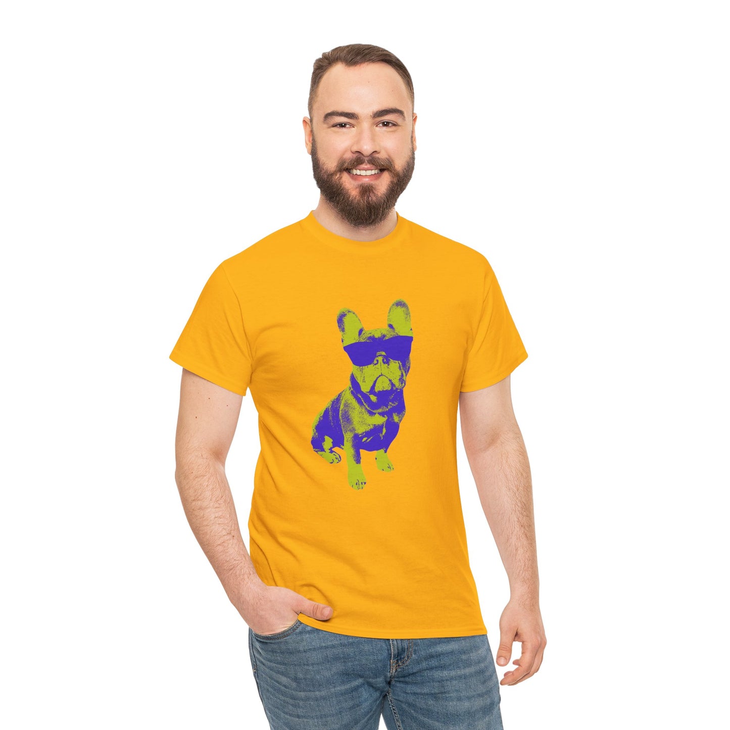 French Buldog Unisex Heavy Cotton Tee