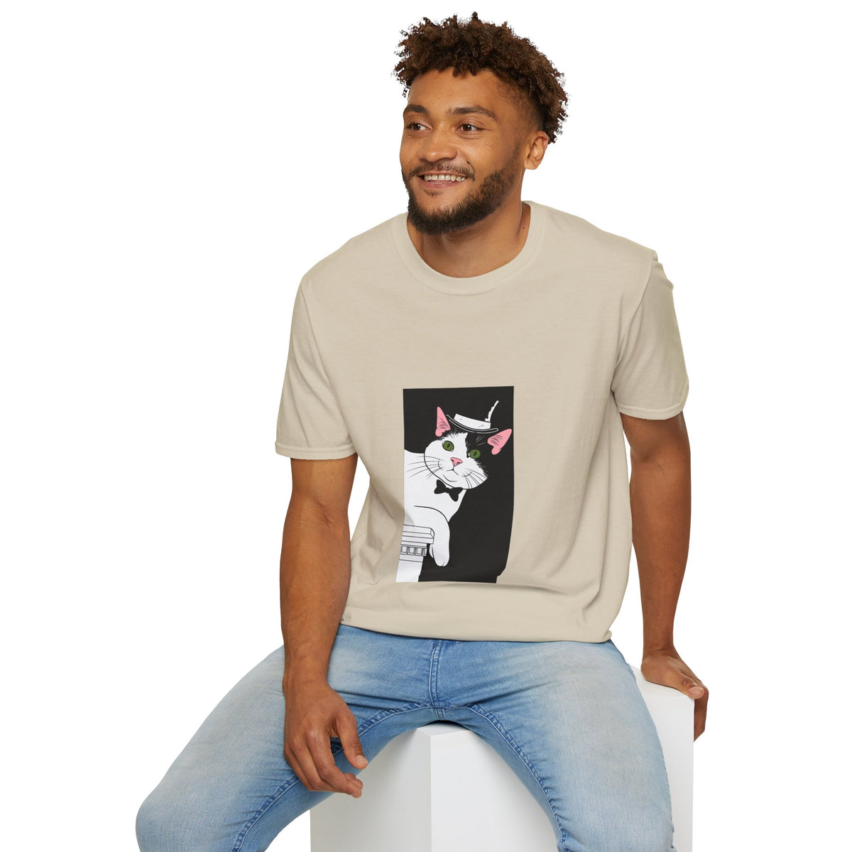 Mister Cat Unisex Softstyle T-Shirt