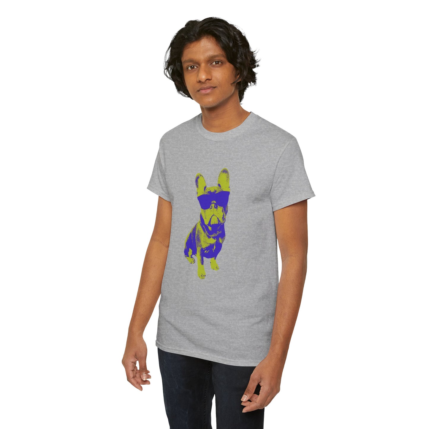 French Buldog Unisex Heavy Cotton Tee