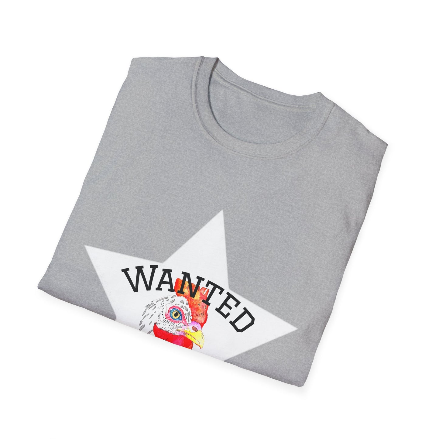 Wanted Heart T-Shirt | Unisex Softstyle Tee for Animal Lovers, Unique Gift, Casual Wear, Valentine's Day, Birthday, Fun Graphics