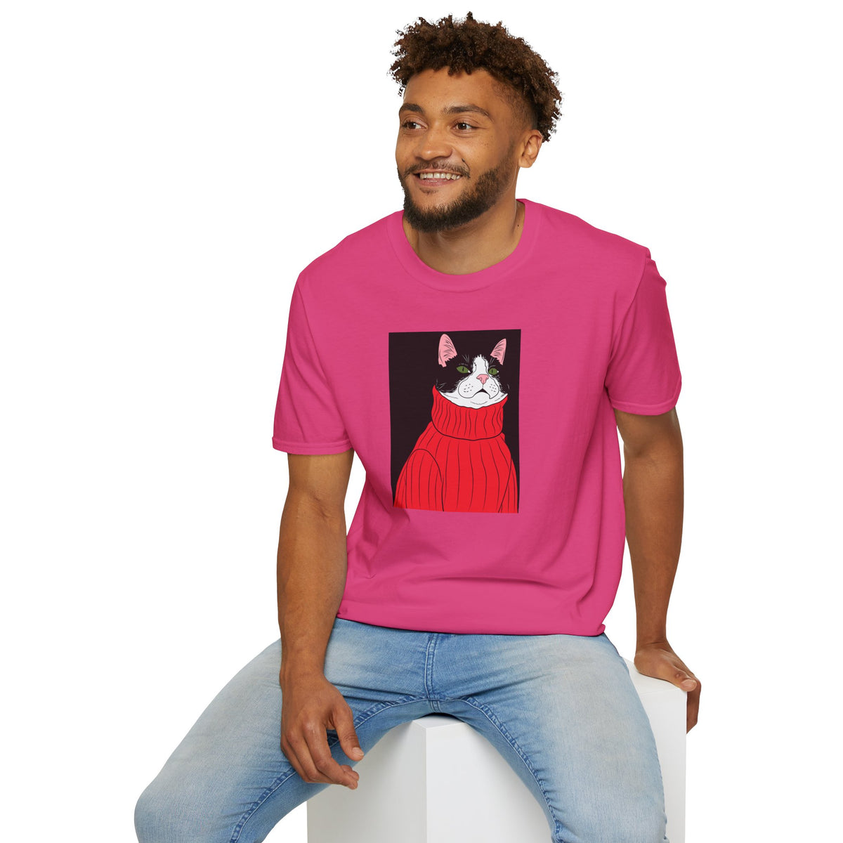 Lazy Cat Unisex Softstyle T-Shirt