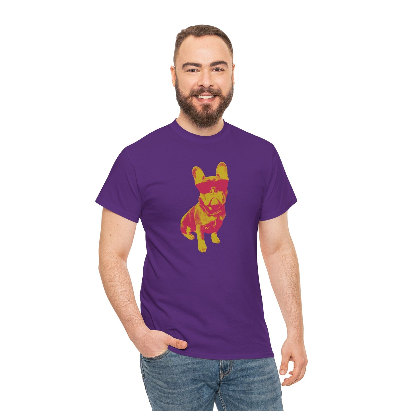 French Buldog Unisex Heavy Cotton Tee