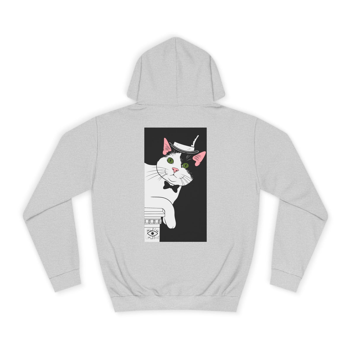 Mister Cat Unisex College Hoodie