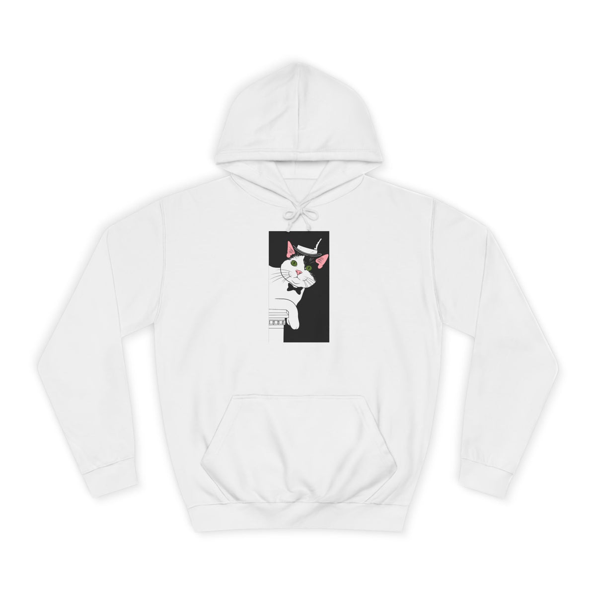 Mister Cat Unisex College Hoodie