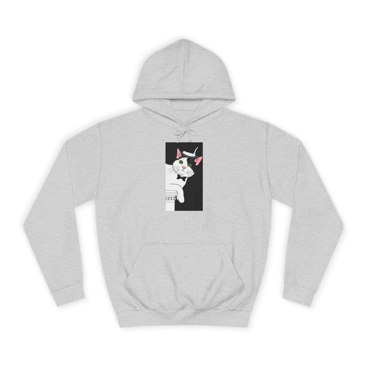 Mister Cat Unisex College Hoodie