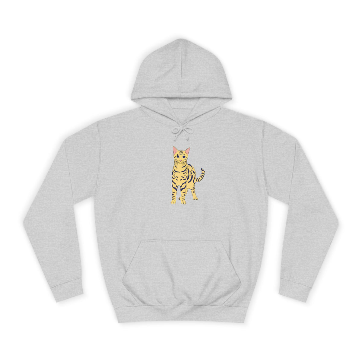Benjamin The Cat Unisex College Hoodie