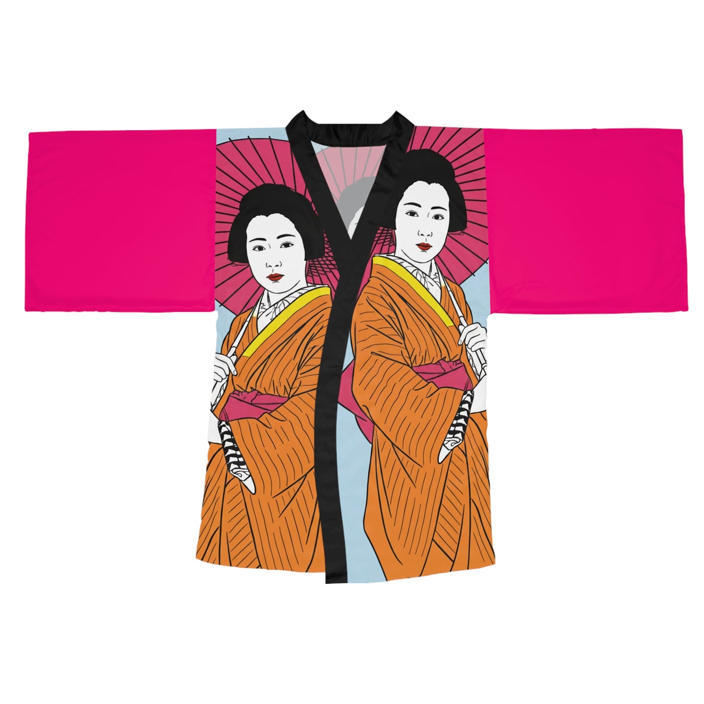 Unique Gueisha  Long Sleeve Kimono Robe (AOP)