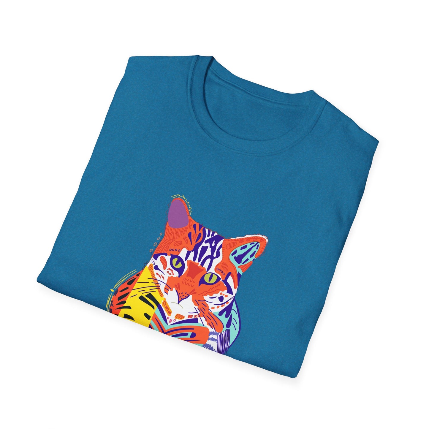 Vibrant Tiger Graphic Unisex Softstyle T-Shirt