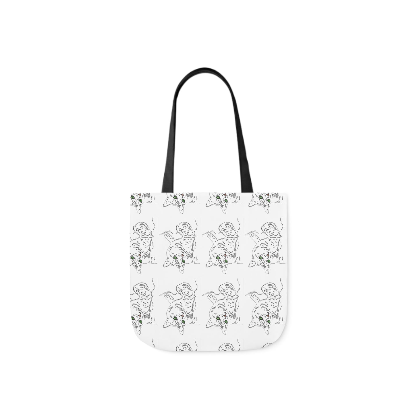 Abstract Cat tote bag