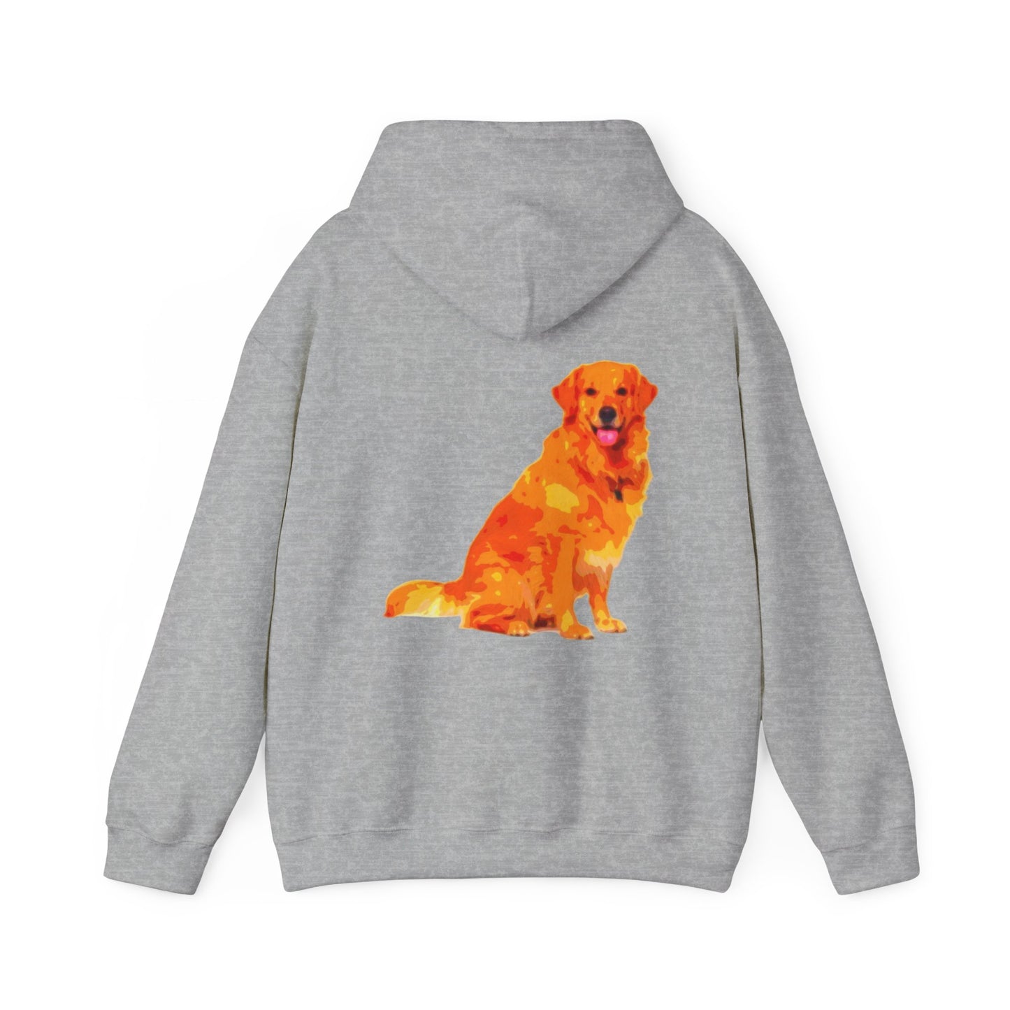 Vibrant Golden Retriever Hoodie, Pet Lover Gift, Cozy Sweatshirt, Animal Art Apparel, Dog Mom Outfit, Christmas Wear, Cute Canine Fashion