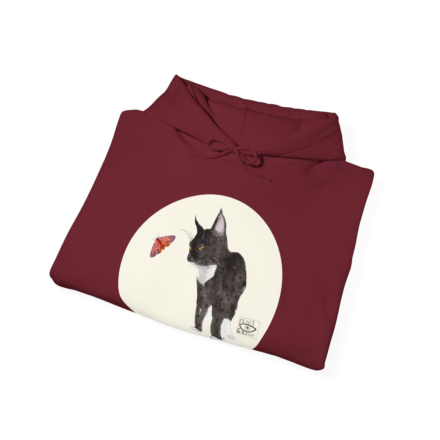 Cat-Inspired Heavy Blend Hoodie, Cozy Animal Sweatshirt, Pet Lover Gift, Unisex Graphic Hooded Sweatshirt, Cute Cat Apparel, Perfect [...]