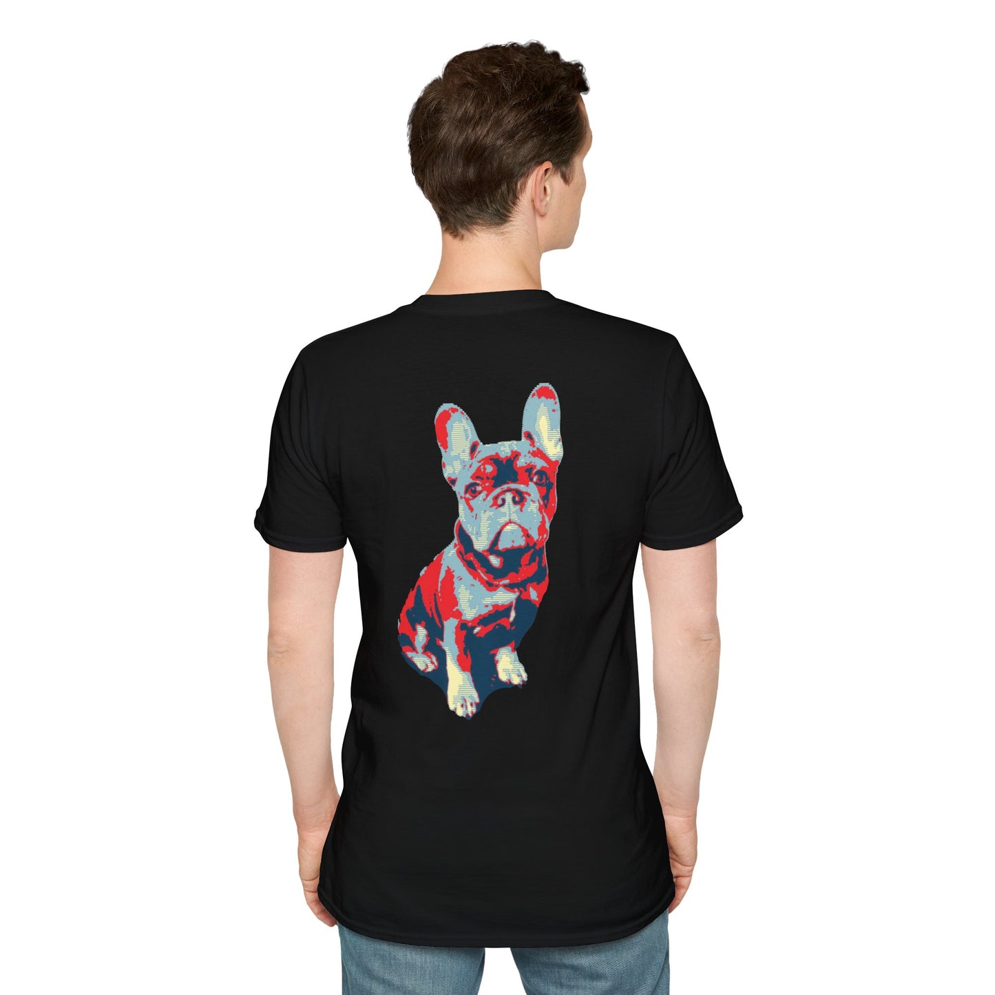 French Buldog Unisex Softstyle T-Shirt