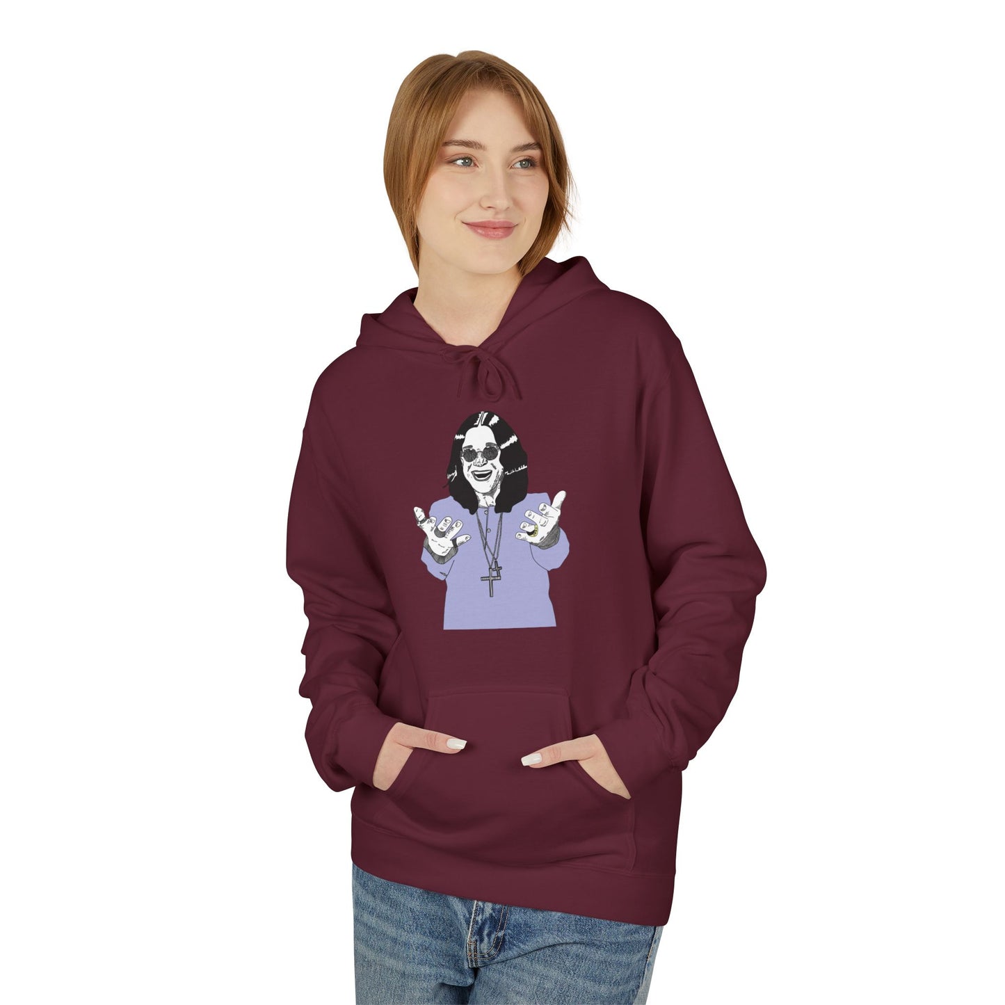 Rock Icons Unisex Midweight Softstyle Fleece Hoodie