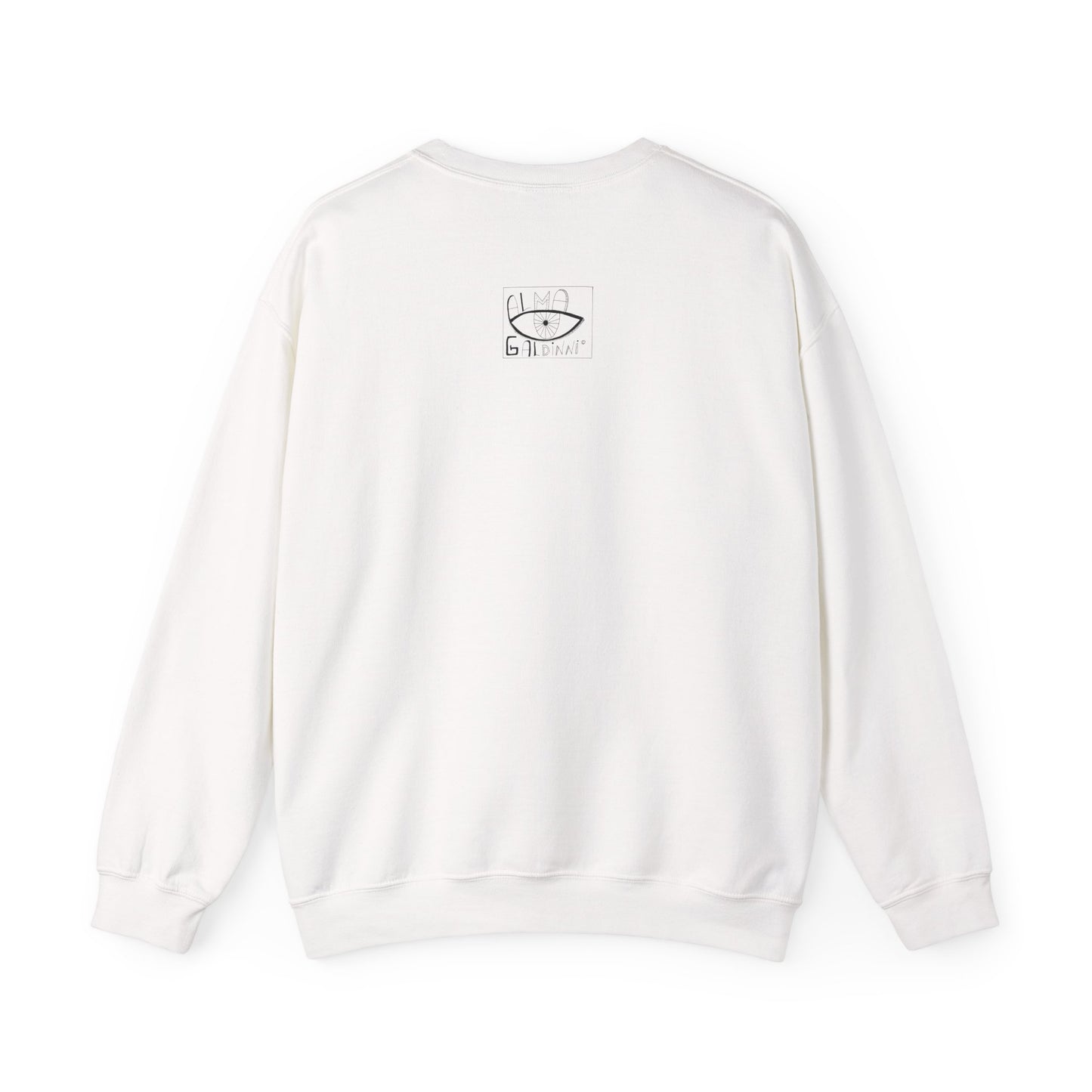 Artistic Unisex Crewneck Sweatshirt with Modern Design, Casual Wear, Gift for Art Lovers, Cozy Fashion, Unique Art Sweatshirt
