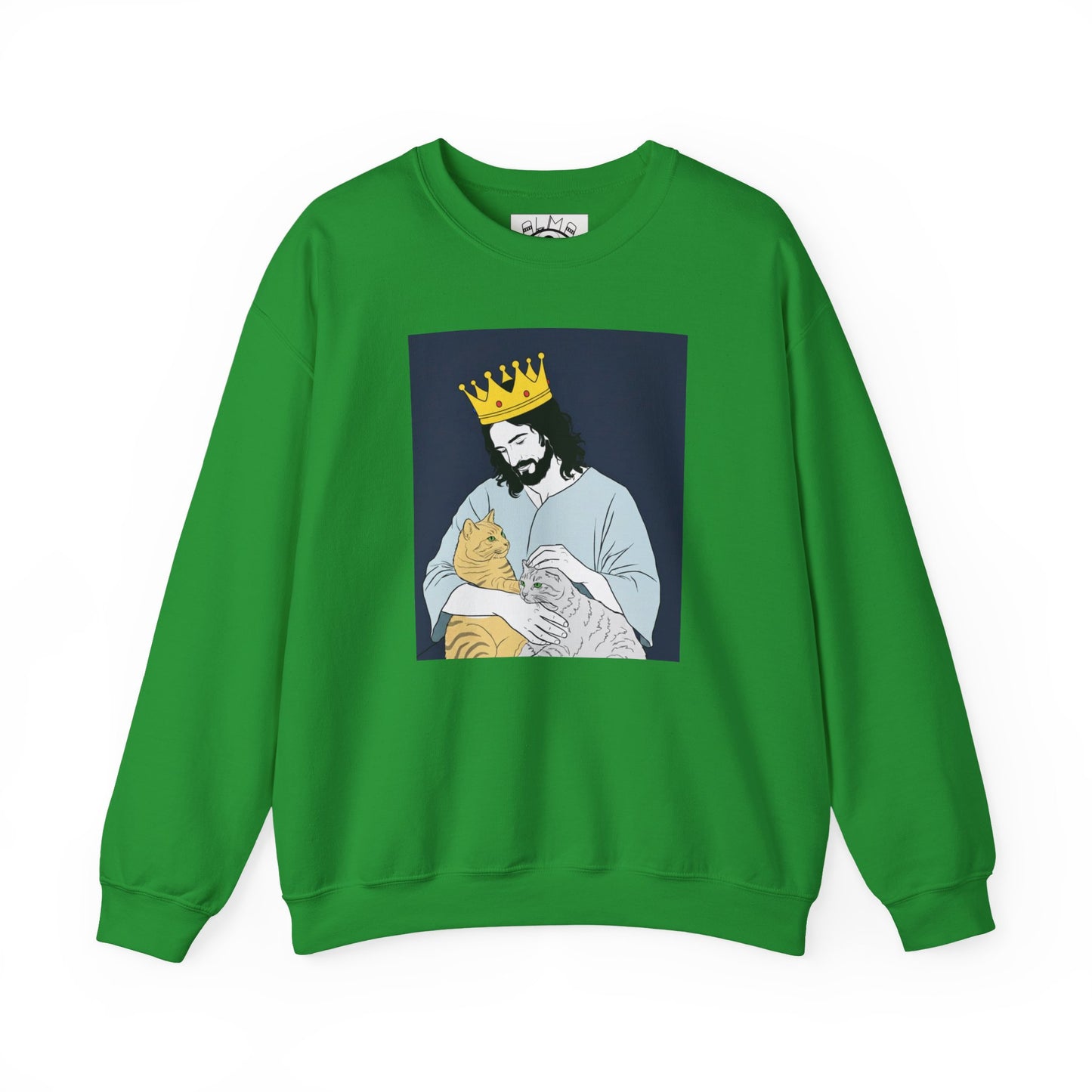 Jeus and cat Unisex Heavy Blend™ Crewneck Sweatshirt