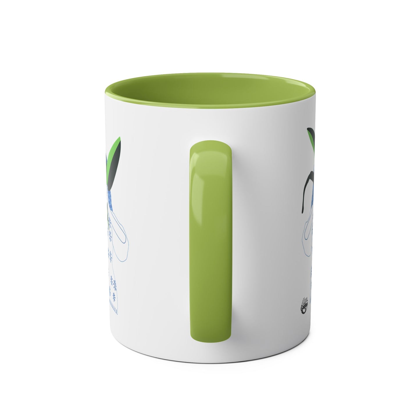 Mother Nature Two-Tone Coffee Mugs, 11oz