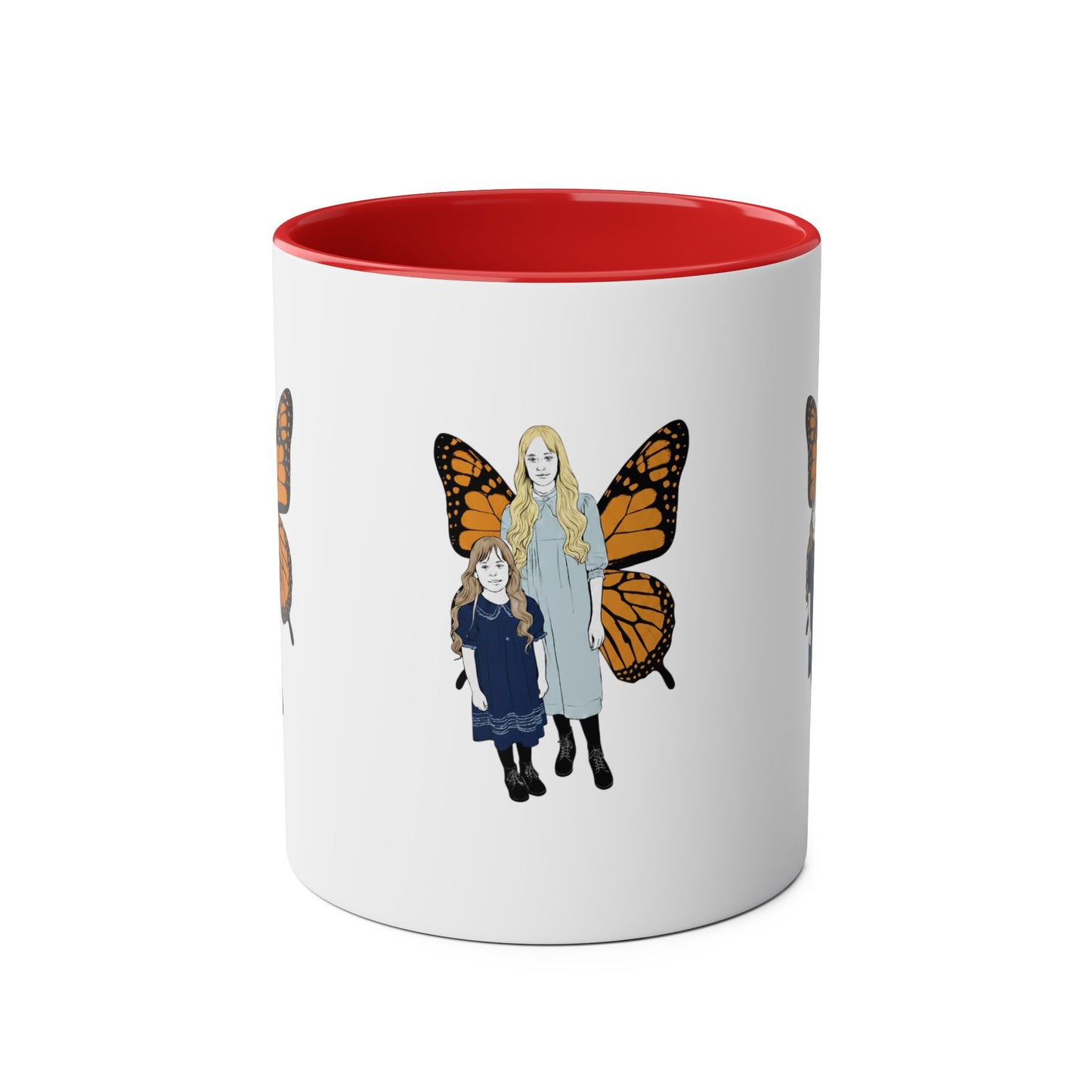 Edwardians children Two-Tone Coffee Mugs, 11oz