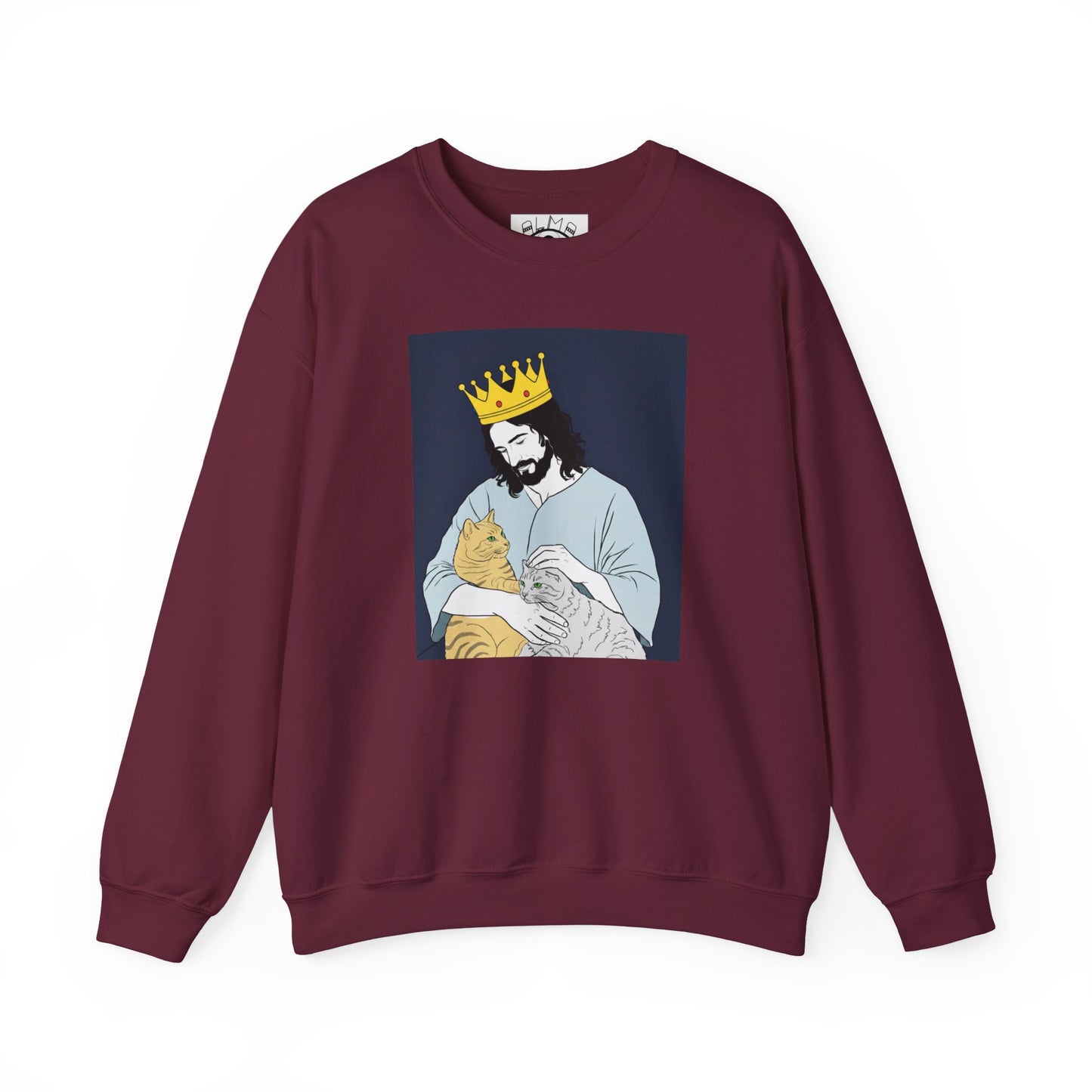 Jeus and cat Unisex Heavy Blend™ Crewneck Sweatshirt