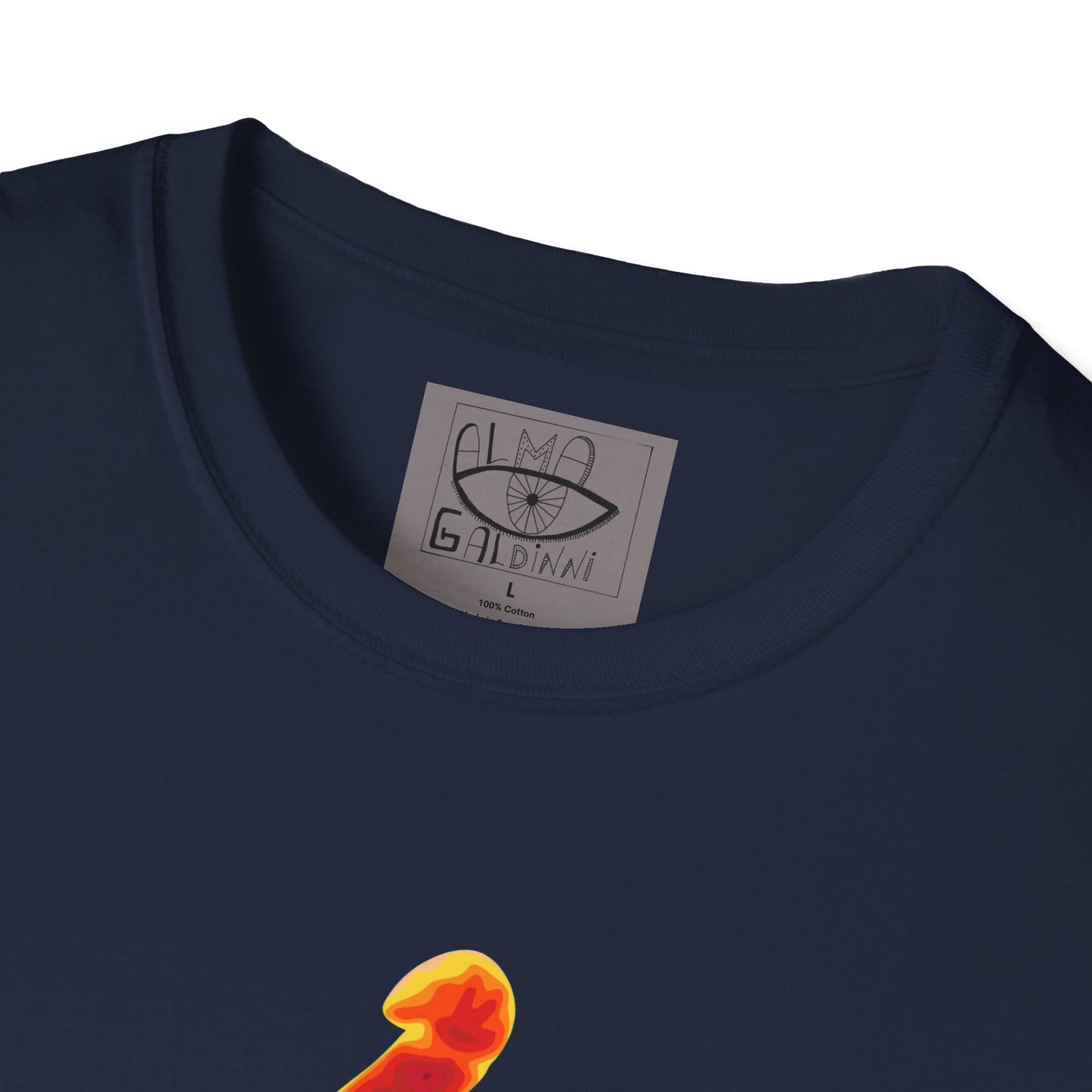 Bright Ginger Cat Unisex Softstyle T-Shirt