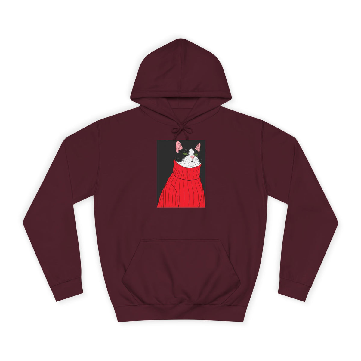 Lazy cat Unisex College Hoodie