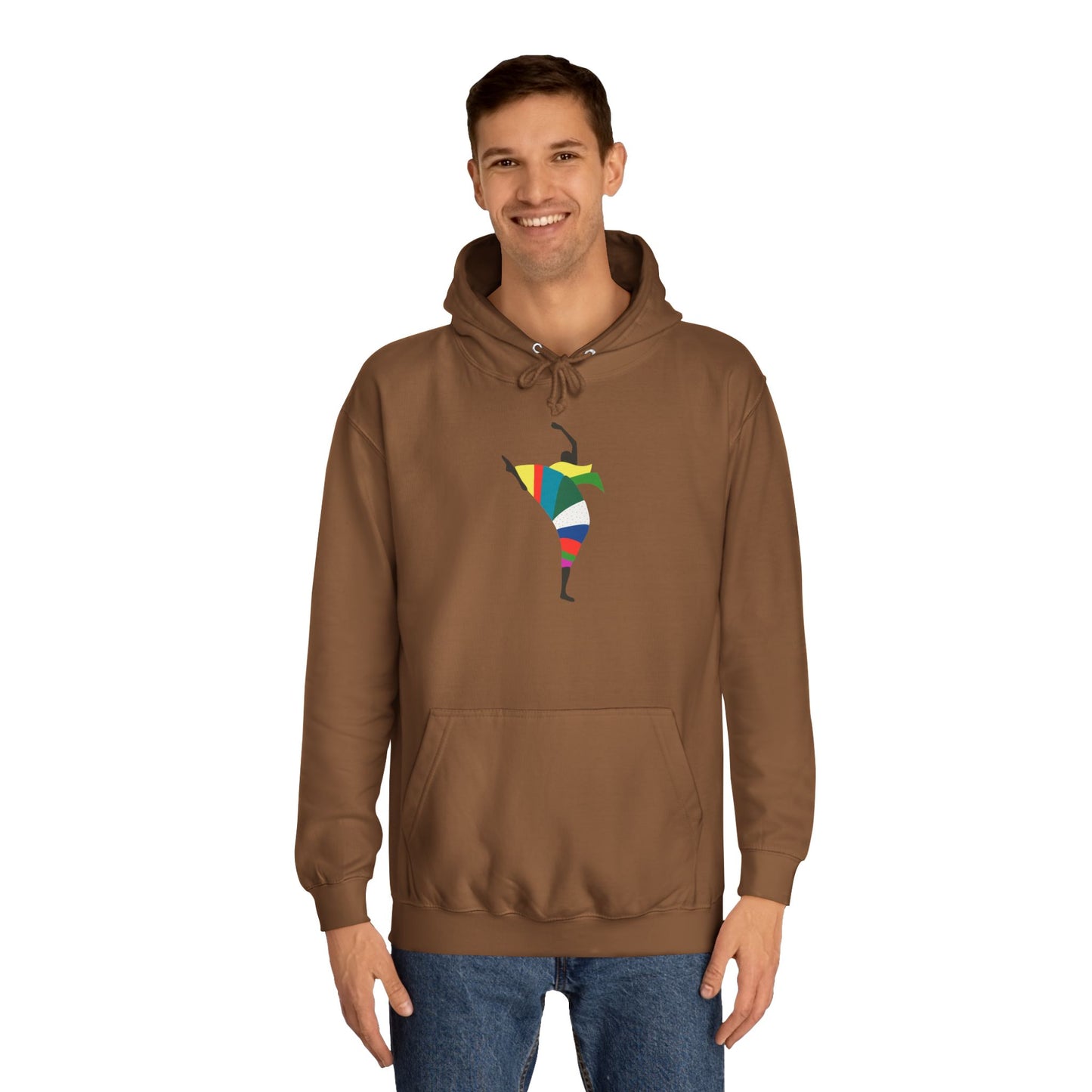 Colorful Dancer Unisex College Hoodie - Stylish Daily Wear
