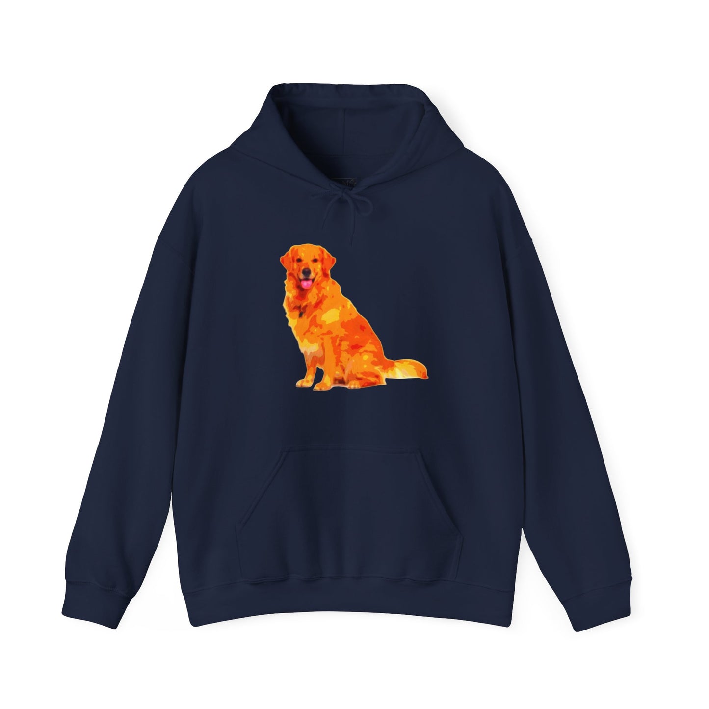 Vibrant Golden Retriever Hoodie, Pet Lover Gift, Cozy Sweatshirt, Animal Art Apparel, Dog Mom Outfit, Christmas Wear, Cute Canine Fashion