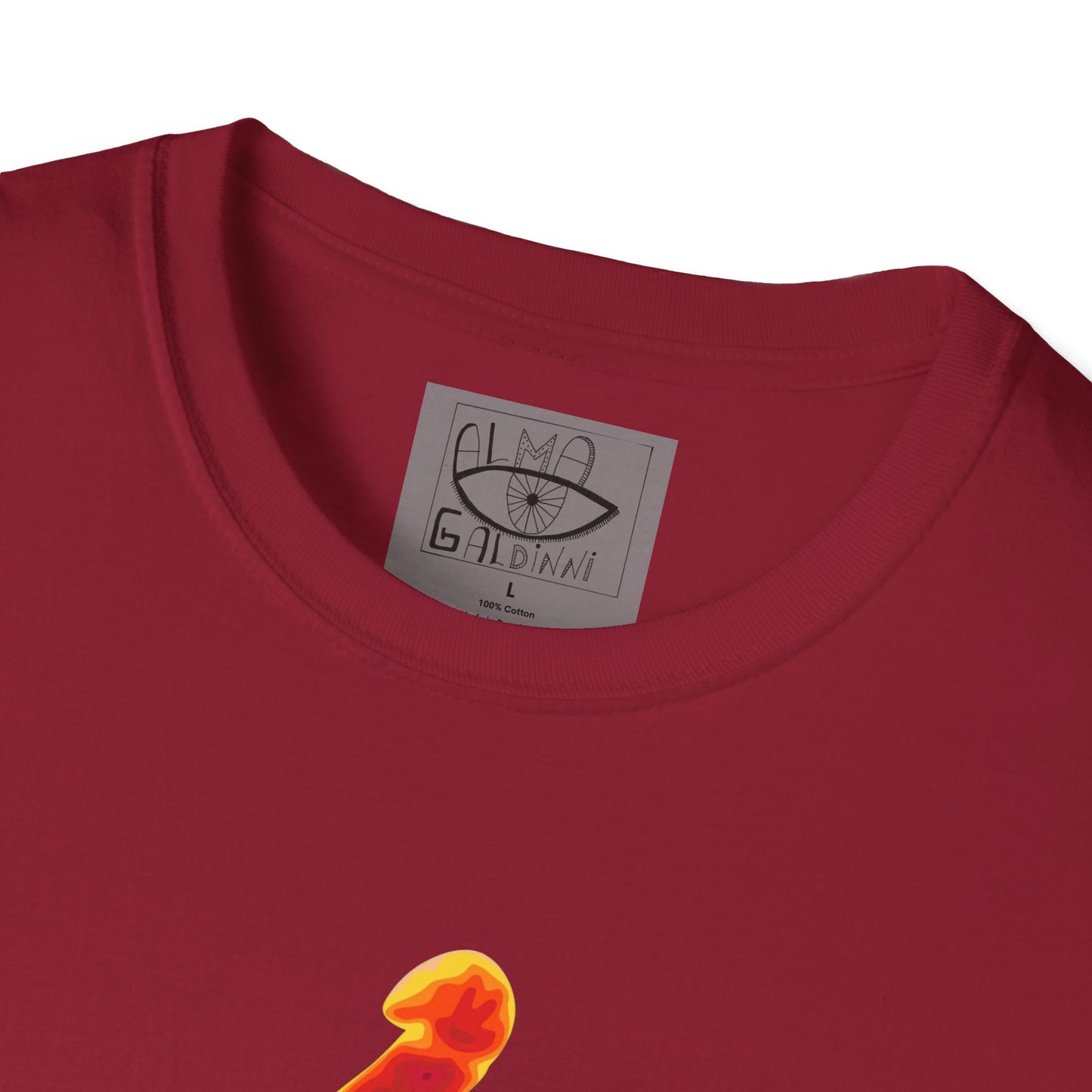Bright Ginger Cat Unisex Softstyle T-Shirt