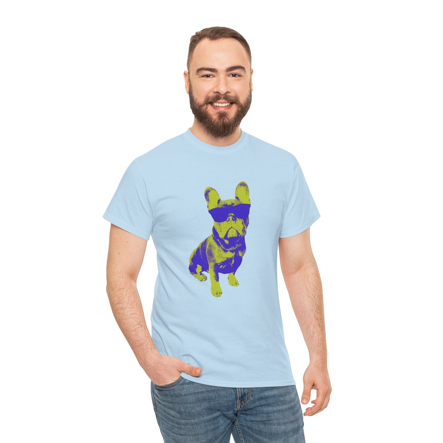 French Buldog Unisex Heavy Cotton Tee