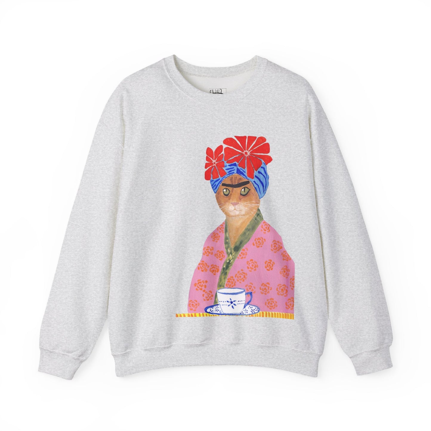 Frida Cat Unisex Heavy Blend™ Crewneck Sweatshirt