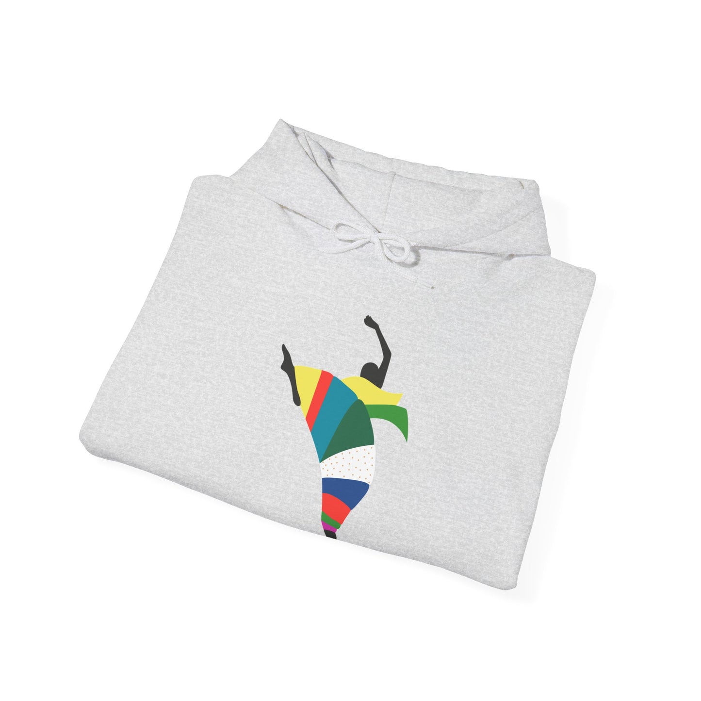 Dance is Organism Unisex Hooded Sweatshirt - Colorful Artistic Dance Design