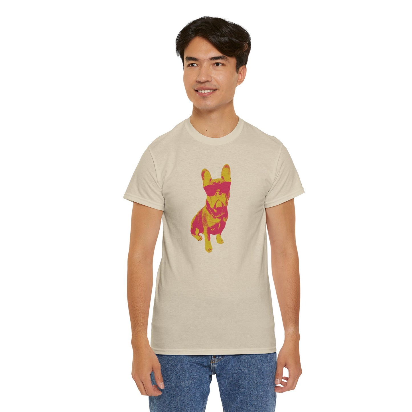 French Buldog Unisex Heavy Cotton Tee