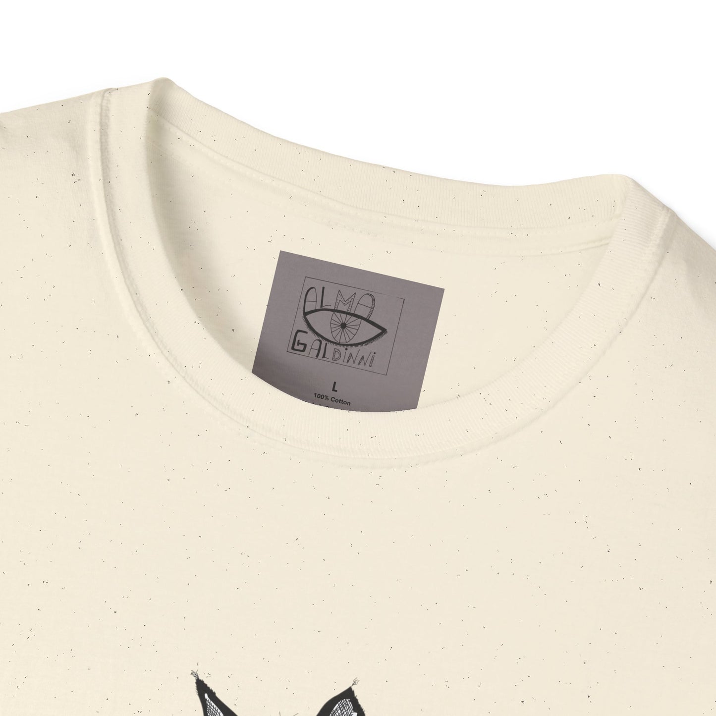 Sexy Black Cat Unisex Softstyle T-Shirt