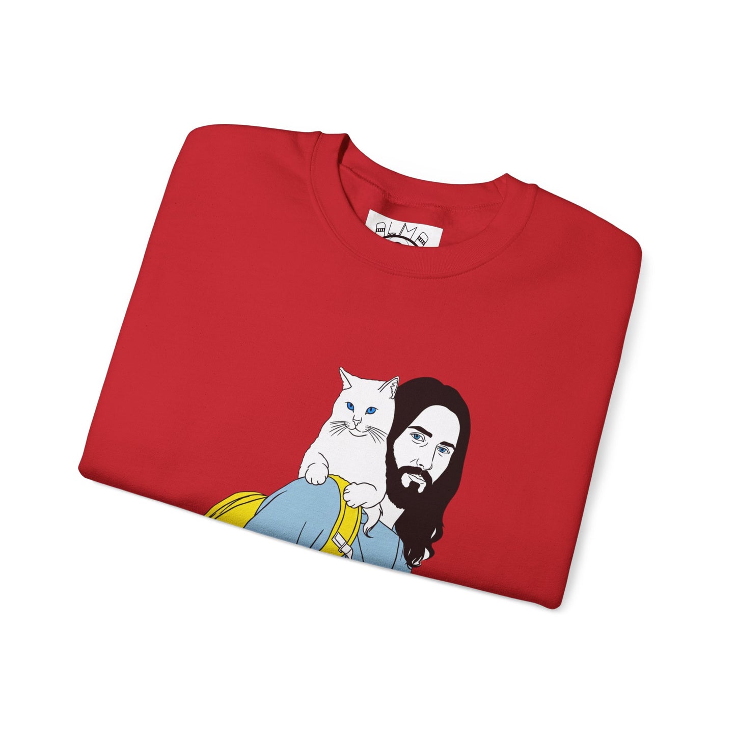 Jeus and cat Unisex Heavy Blend™ Crewneck Sweatshirt