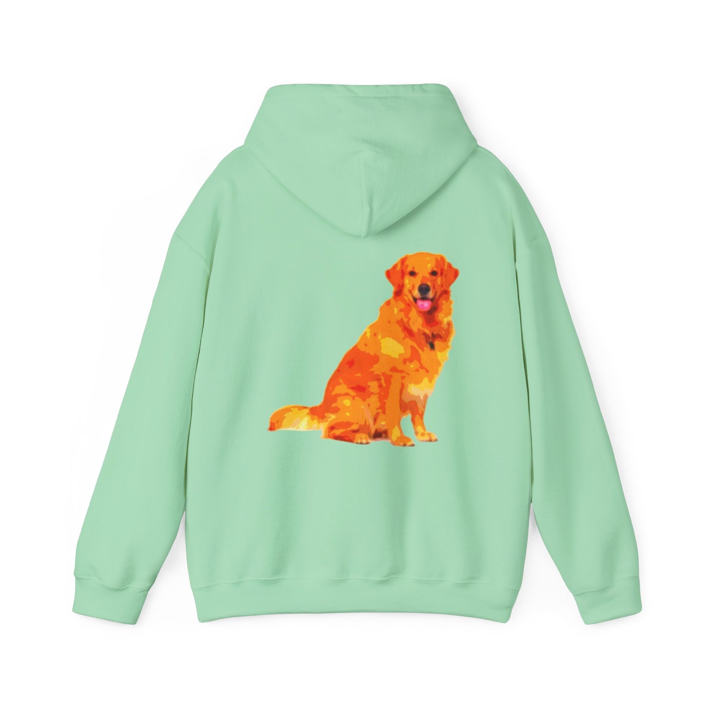 Vibrant Golden Retriever Hoodie, Pet Lover Gift, Cozy Sweatshirt, Animal Art Apparel, Dog Mom Outfit, Christmas Wear, Cute Canine Fashion