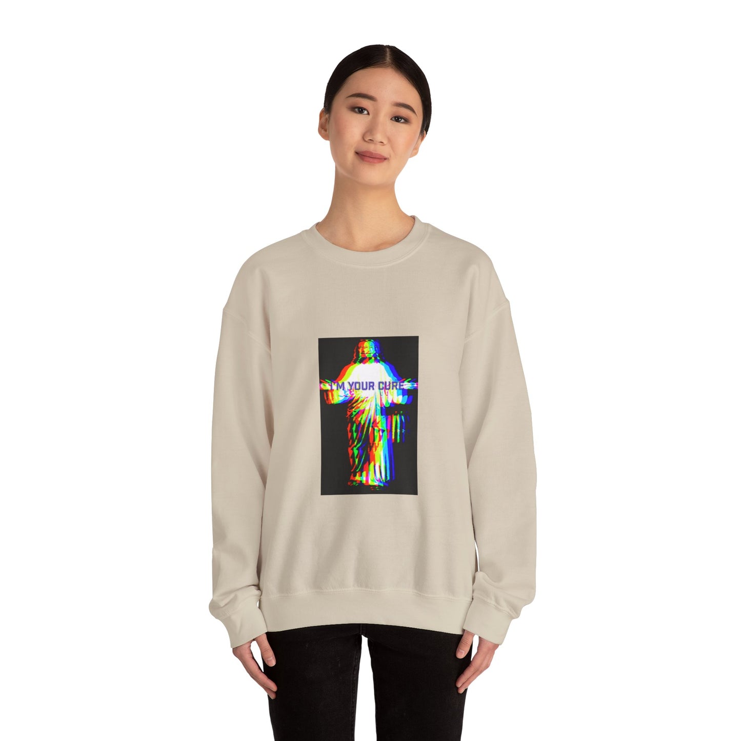 Pop Jesus Unisex Heavy Blend™ Crewneck Sweatshirt