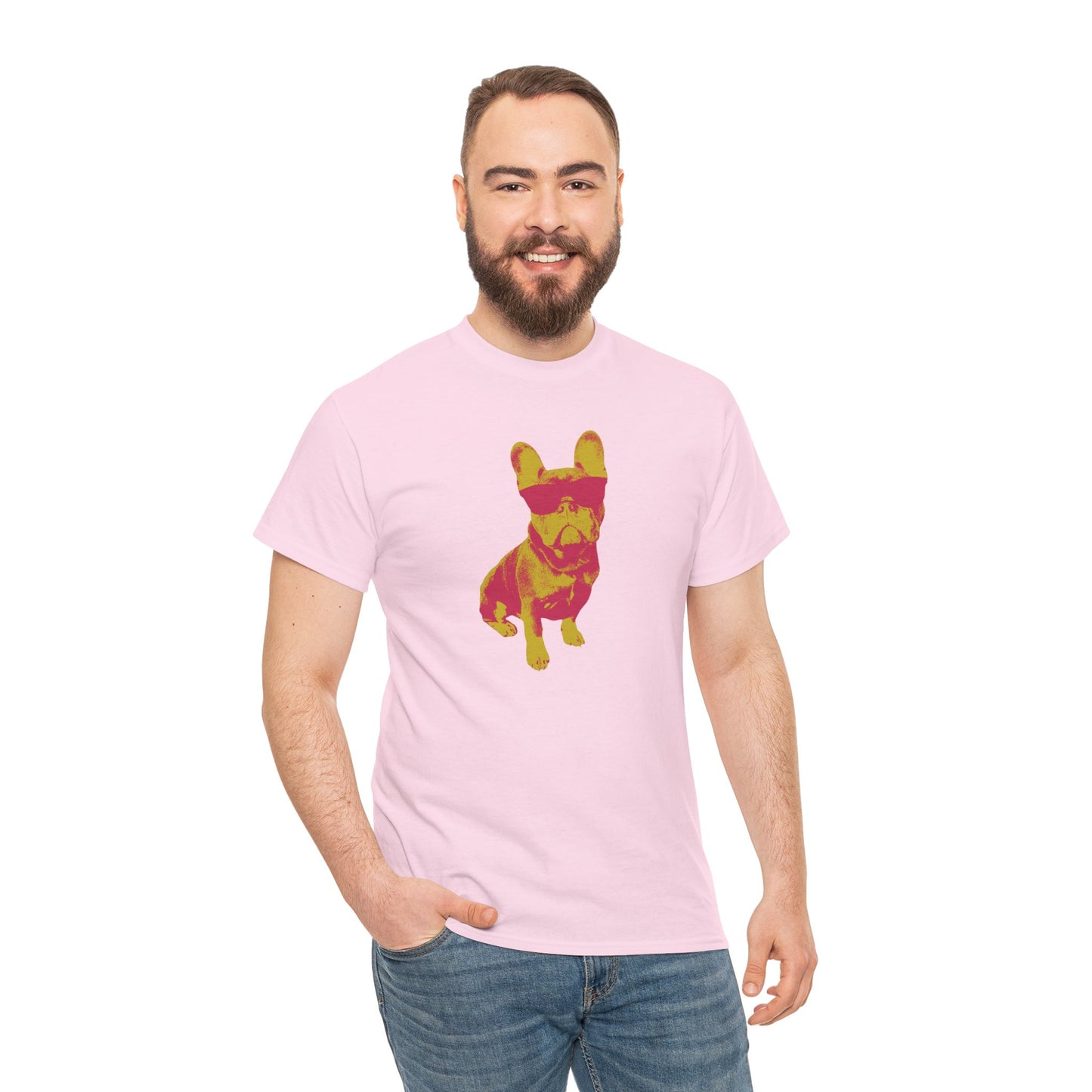 French Buldog Unisex Heavy Cotton Tee
